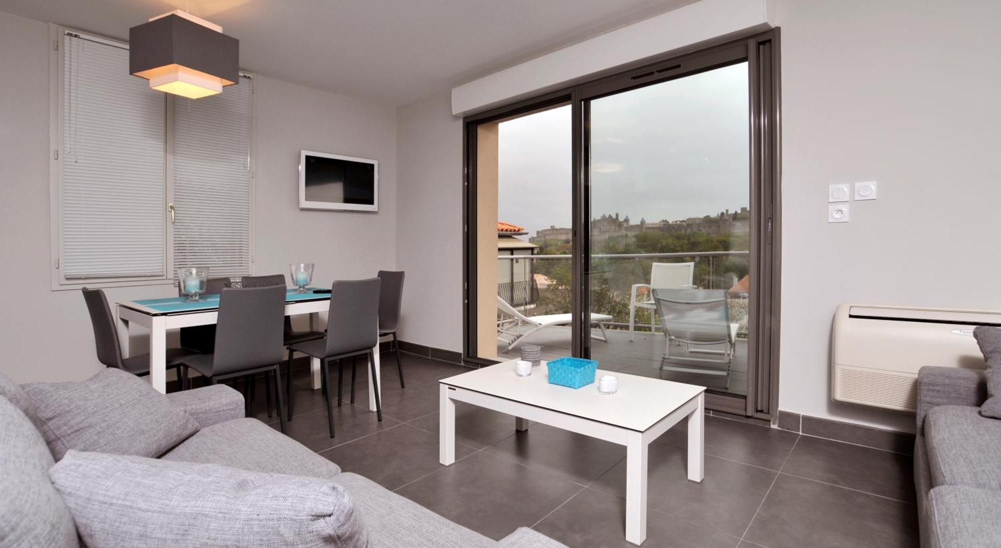 Appartement Le Saint Nazaire - Les Balcons De La Cite Carcassonne Exterior photo